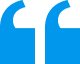 Blue quotation marks on black background.